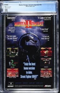 Doctor Strange, Sorcerer Supreme #74 (2/95) Graded CGC 9.8