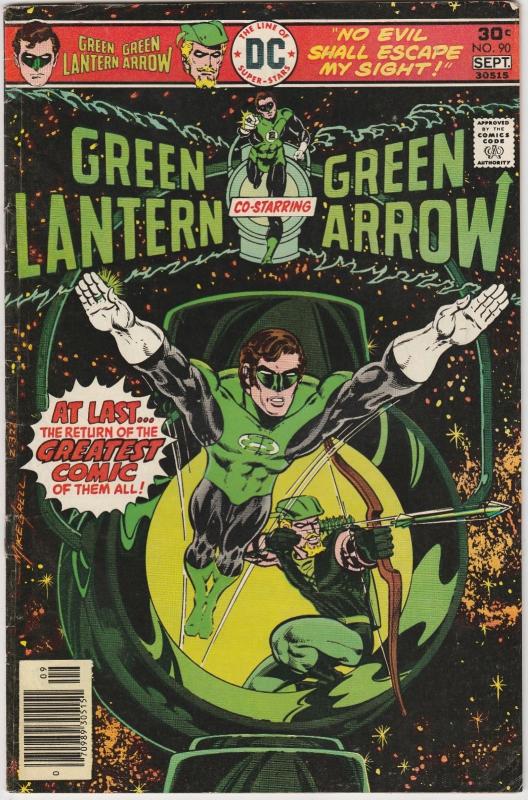 5 Green Lantern Co-Starring Green Arrow DC Comic Books # 90 93 95 96 97 LH14