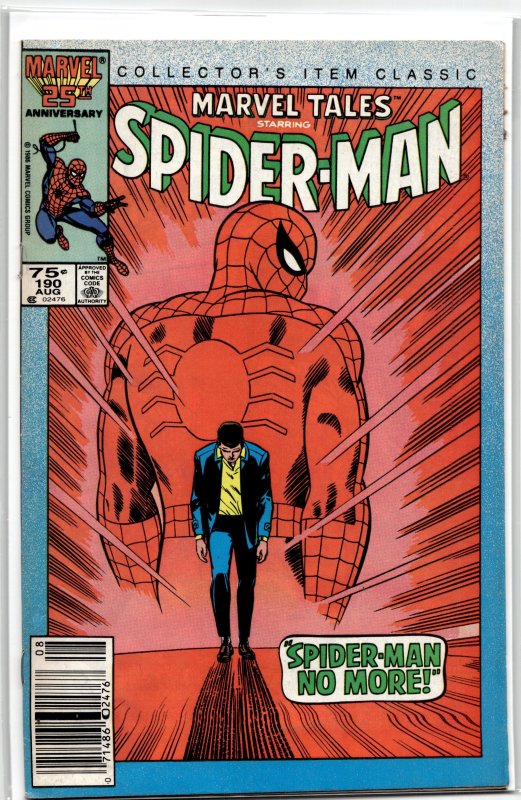 Marvel Tales #190 (1986) Spider-Man