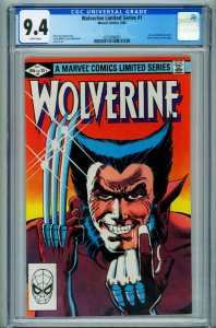 WOLVERINE LIMITED SERIES #1--CGC 9.4--1982--COMIC BOOK--4253098005