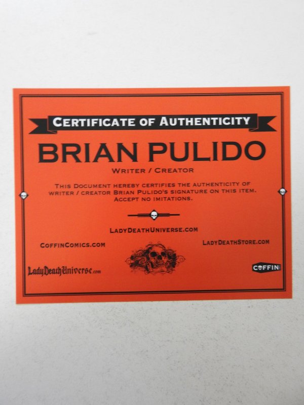 Hellwitch: Hellbourne #1 Darth Hell Edition NM Condition! Signed W/ COA!