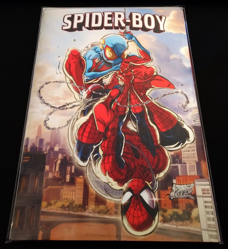 Spider-Boy #1 Kaare Andrews Foil Variant (Marvel, 2023) NM