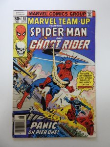 Marvel Team-Up #58 VG condition