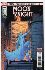 Moon Knight #188 Jacen Burrows Cover (2018) Moon Knight