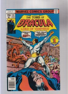 THE TOMB OF DRACULA #63 -  NEWSSTAND (8.5/9.0) 1977