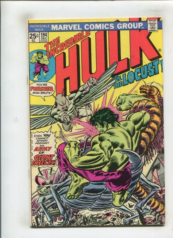 HULK #194 (6.0) VS THE LOCUST!! 1975
