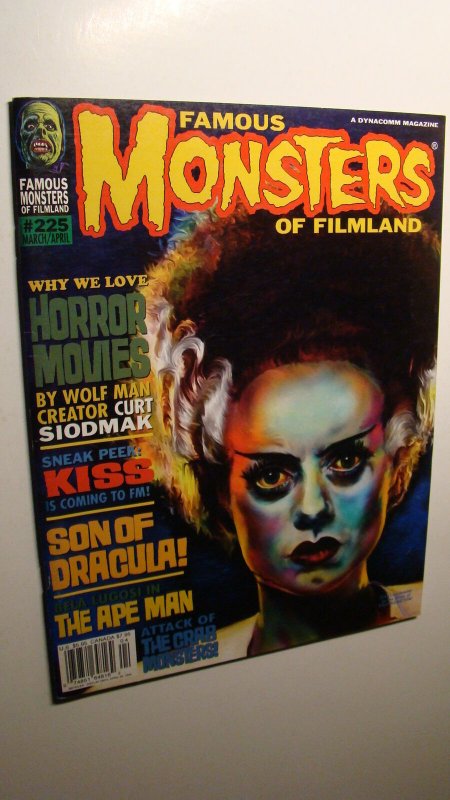 FAMOUS MONSTERS 225 *HIGH GRADE* LUGOSI KARLOFF MUMMY FRANKENSTEIN THE BRIDE OF 