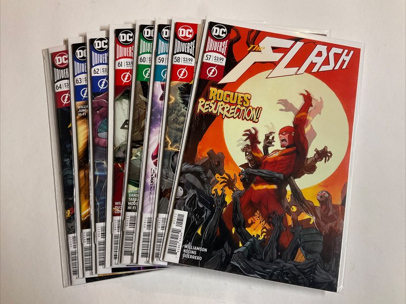 Flash Rebirth 57-64 Lot Run Set Near Mint Nm Dc Comics