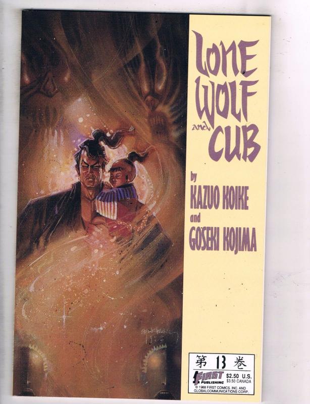 Lot Of 4 Lone Wolf and Cub First Comic Books # 12 13 14 15 Super Heroes TW33