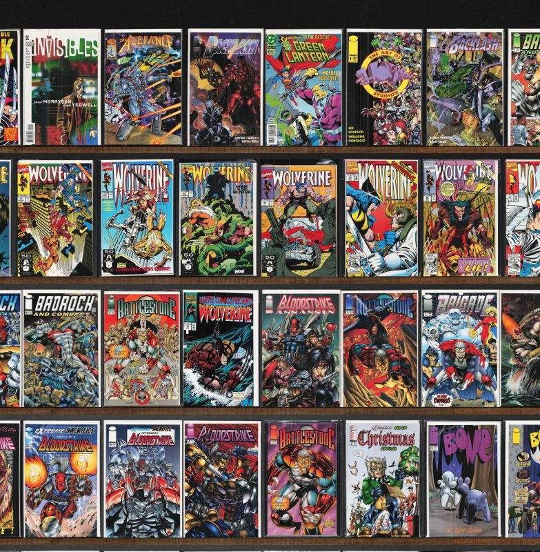 Huge Lot 150+ Comics with Brigade, Wolverine, Bloodstrike & More!