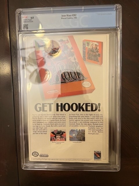 Iron Man #282 Direct Edition (1992) - 1st War Machine - CGC 6