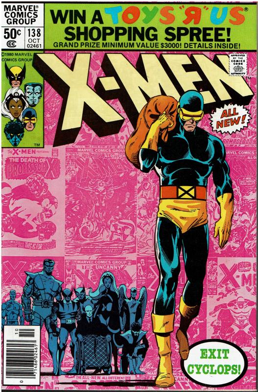 X-Men #138,*KEY* 9.0 or better, Cyclops leaves the X-Men
