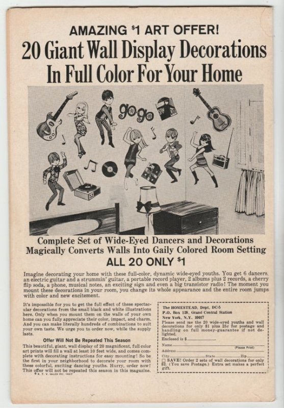 Monkees, The #11 (May-68) FN- PRICE DROP! $21 Monkees (Peter, Davy, Mike, Micky)