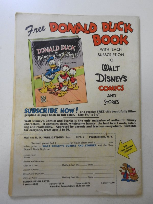 Walt Disney's Comics & Stories #140 (1952) GD/VG Condition