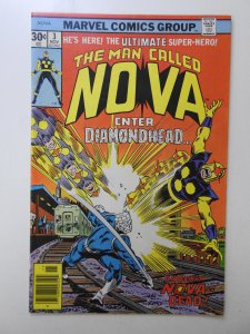 The Man Called Nova #3 vs Diamondhead! Beautiful VF Condition!