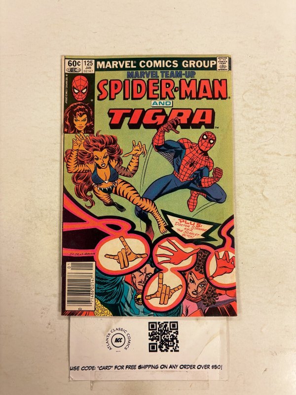 Marvel Team-Up #125 VF Marvel Comic Books Spider-Man Tigra 28 HH111