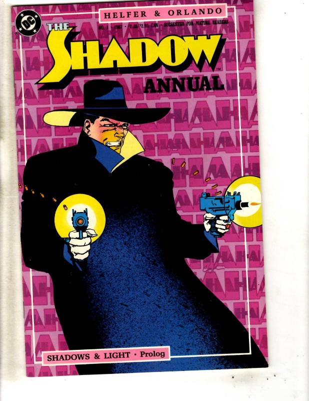 Lot Of 7 Shadow DC Comic Books Annual # 2 (2) 1 + 1 (2 Different) 2 5 TD13