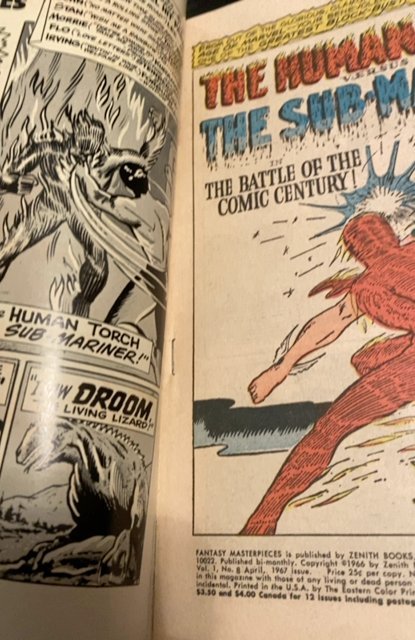 VF Fantasy Masterpieces #8 (1967)namor vs torch