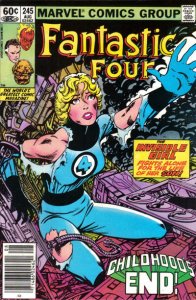 Fantastic Four (Vol. 1) #245 (Newsstand) VF/NM ; Marvel | John Byrne