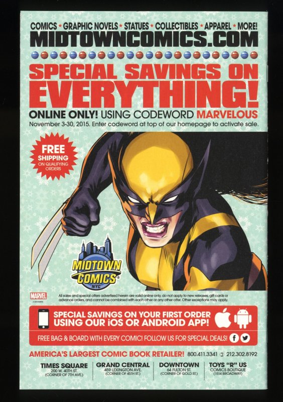 All-New Wolverine #1 Adams Variant 1st X-23 in Wolverine Costume!
