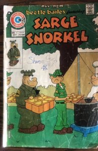 Beetle Bailey Featuring Sarge Snorkel #10 (1975)