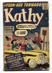 Kathy #7 1960-Marvel-Good Girl Art-paper dolls-G-