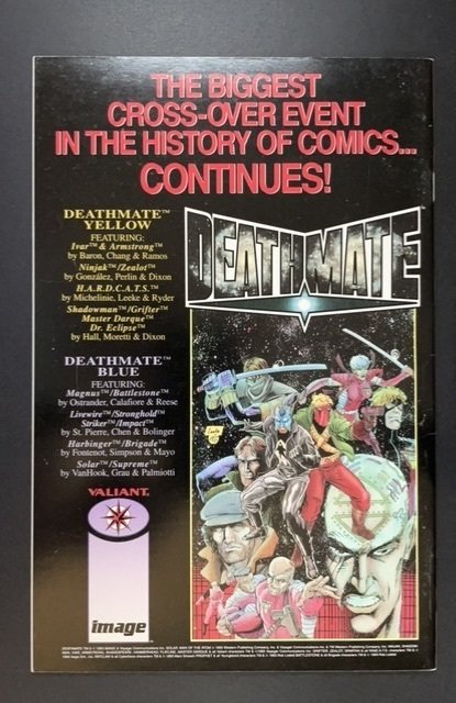 Deathmate #8 (1993) epilogue VARIANT GOLD FOIL