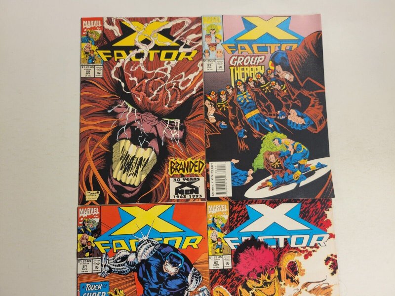 4 X-Factor Marvel Comic Books #81 82 89 97 29 TJ19