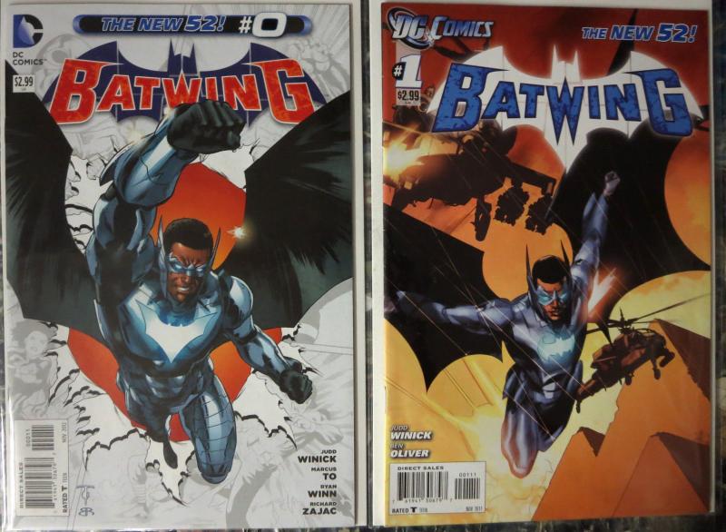 BATWING 0-18 New 52 (2011-2013) 19 diff DC Comics books Batman Judd Winick