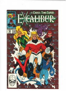 Excalibur #18 FN/VF 7.0 Marvel Comics 1990 Claremont, Kitty Pyrde & Nightcrawler