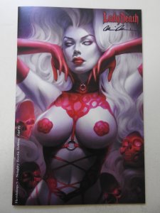 Lady Death: Revelations #1 Naughty Exotic Edition NM Condition! Signed W/ COA!