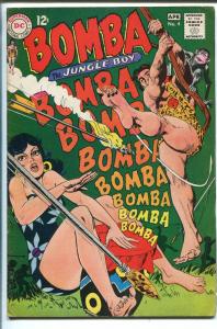 BOMBA THE JUNGLE BOY #4 1967-DC COMICS-GOOD GIRL ART COVER-fn+