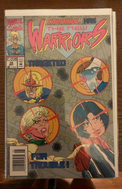 The New Warriors #35 Newsstand Edition (1993)