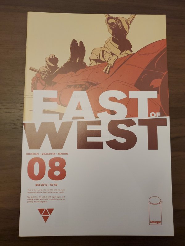 East of West #8 (2013) (9.2) by Jonathan Hickman