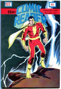 COMIC READER #172, VF+, Shazam, Jim Aparo, Fanzine, 1979, more in store