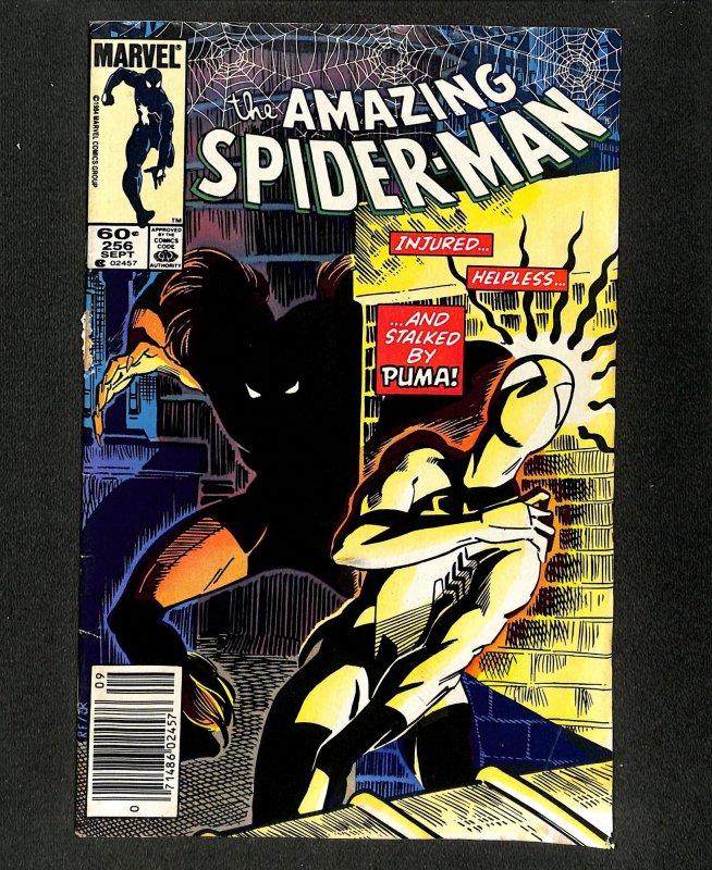 Amazing Spider-Man #256 Newsstand Variant