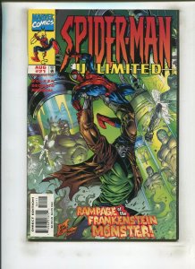 SPIDER-MAN UNLEASHED #21 (8.0) RAMPAGE OF THE FRANKENSTEIN MONSTER!! 1998