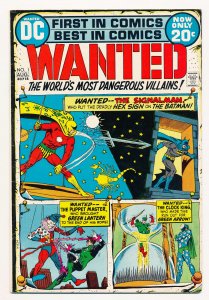 Wanted the World’s Most Dangerous Villains (1972 DC) #1-9 FN-NM Complete