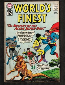 World's Finest #124 ~ 1963 Superman & Batman / Aliens (6.0) WH