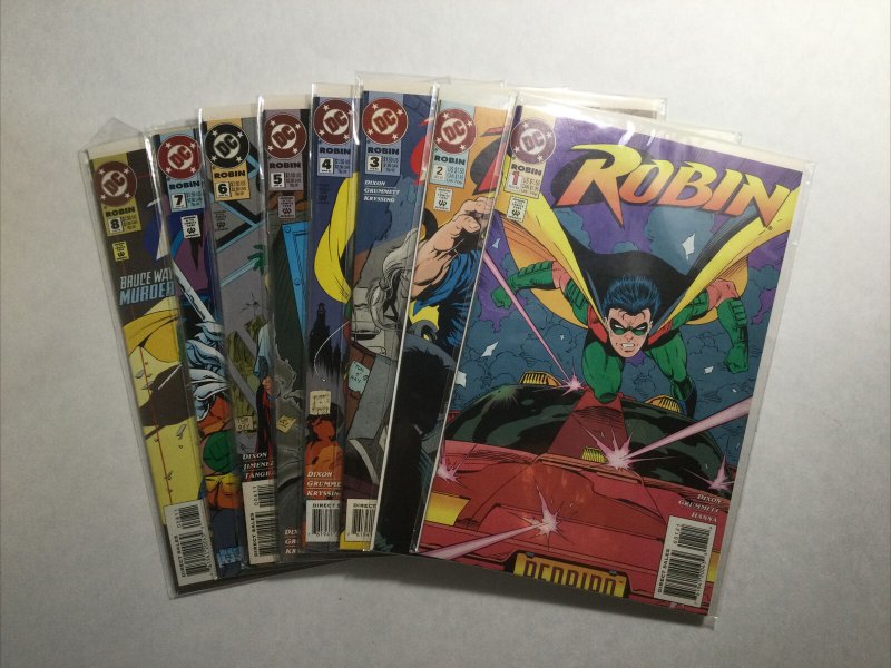 Robin 1-8 1 2 3 4 5 6 7 8 Lot Run Set Near Mint Nm Dc Comics