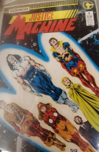 Justice Machine #2 Newsstand Edition (1987)