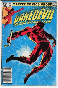Daredevil #185 Newsstand Edition (1982) Daredevil