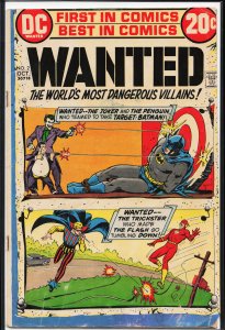 Wanted, The World's Most Dangerous Villains #2 (1972) The Flash