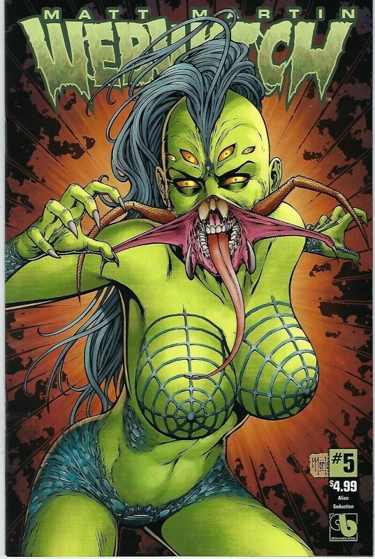 Webwitch # 5 Matt Martin Alien Seduction Variant Cover !!   NM 