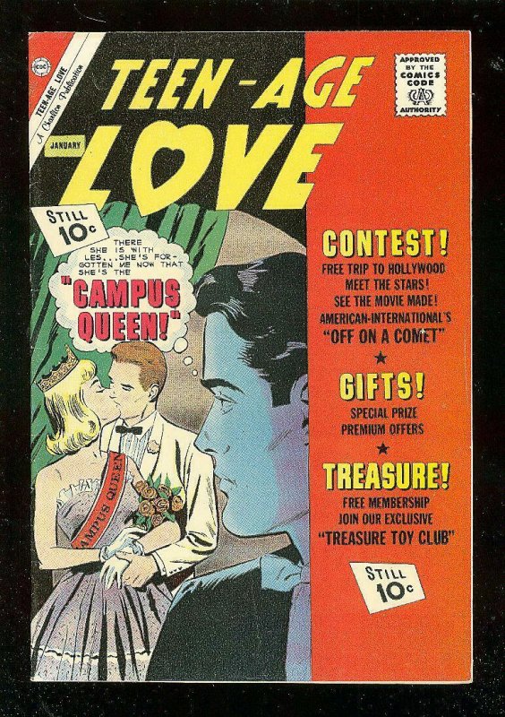 TEEN-AGE LOVE #24 1962-CHARLTON ROMANCE COMICS VF