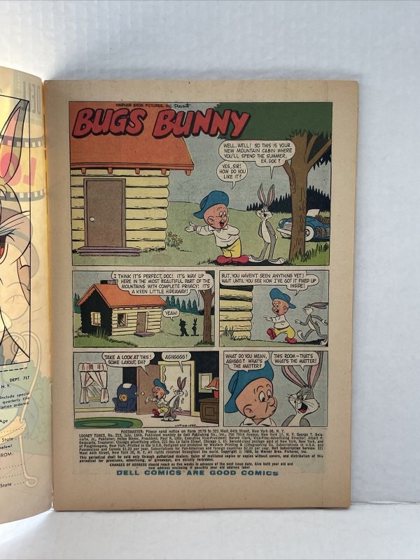 Looney Tunes #213 1959 Dell 