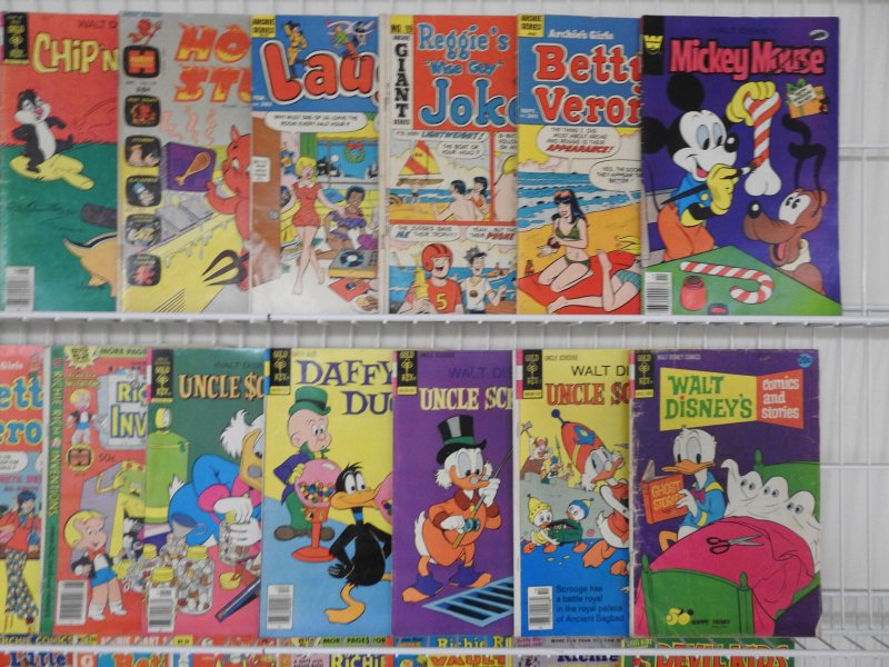 Attic Find Lot 50+ Comics Funny Animal! Avg VG Condition! STRONG ACIDIC ODOR!