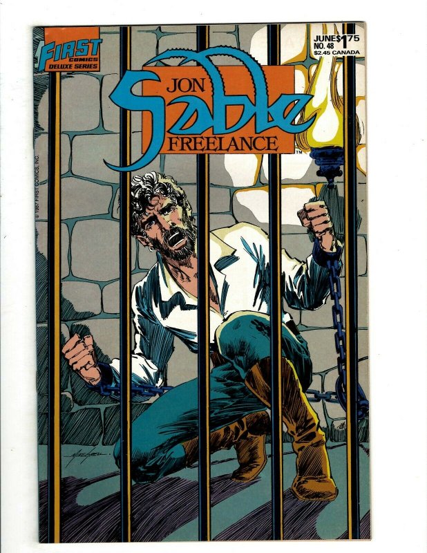 12 Jon Sable Freelance First Comics # 31 32 39 42 43 44 45 46 47 48 50 52 HG4