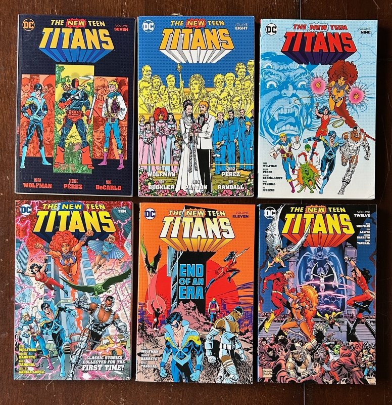 New Teen Titans TPB Marv Wolfman & George Perez Complete Set Vol 1-14