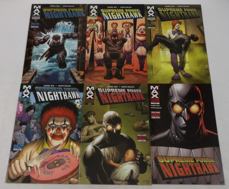 Supreme Power: Nighthawk #1-6 VF/NM complete series MAX ; Marvel